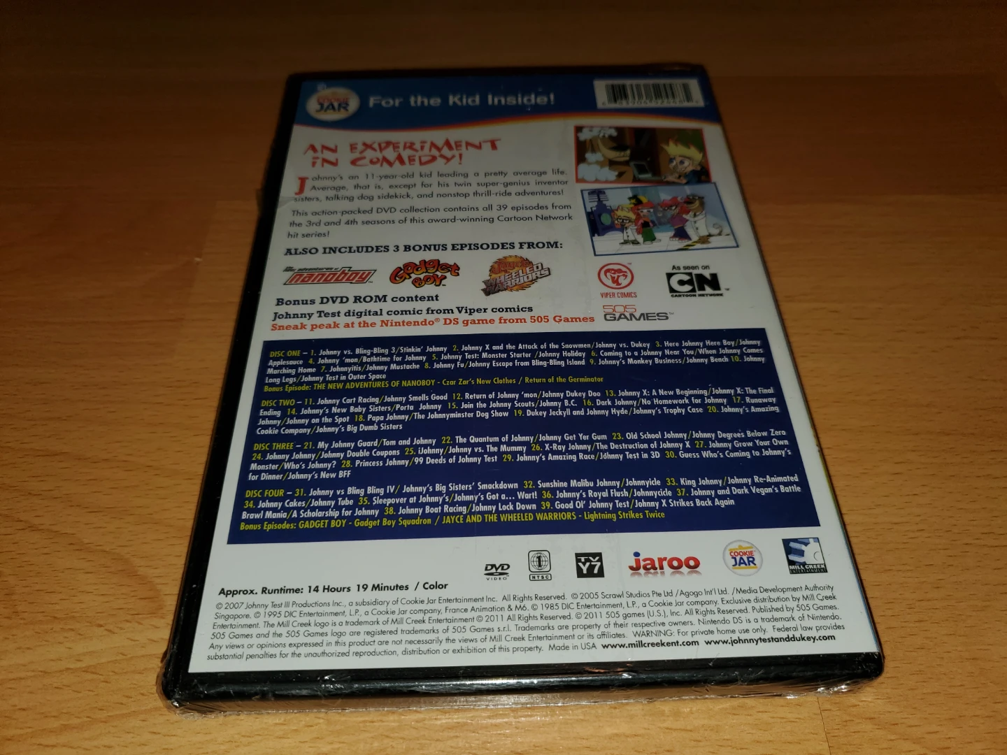 (Sealed) - Johnny Test Seasons 3 & 4 DVD Set - photo 3