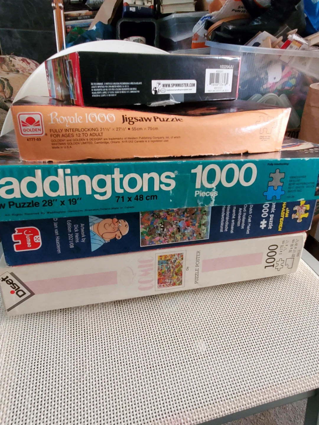 Lot of 5 Jigsaw Puzzles 1000 Pieces