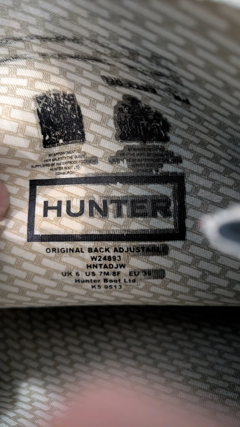 Hunter Original Back Adjustable Boots - Navy Blue - photo 3