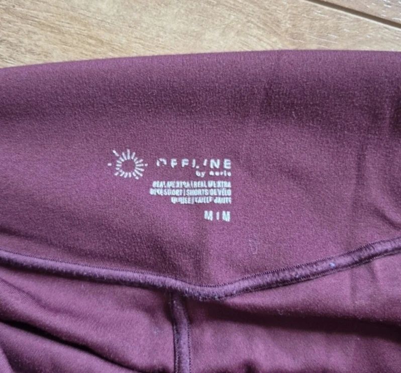 Offline by Aerie matching burgundy workout set - photo 3