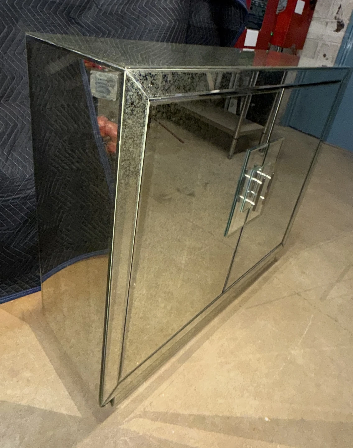 Uttermost Mirrored Cabinet - photo 2