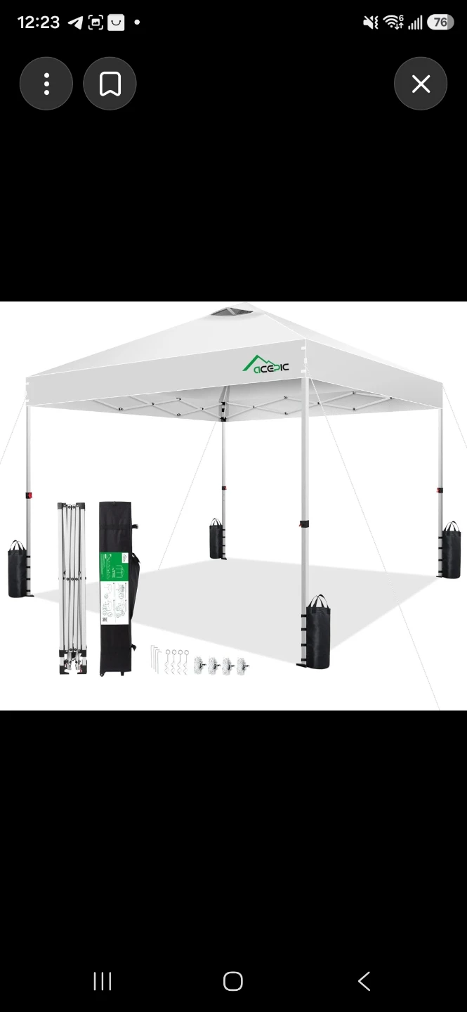 Acepics White Canopy Tent Z30-PRO-W - photo 2