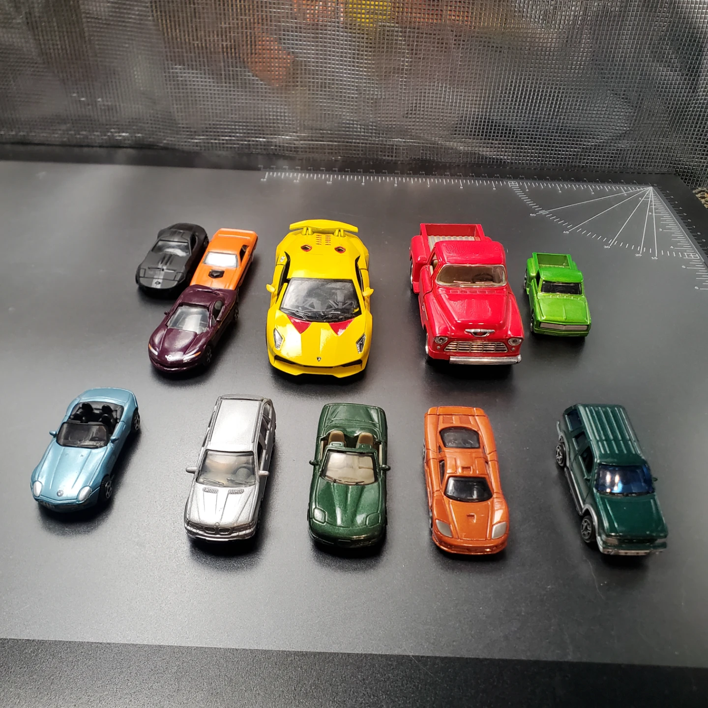 Set of 11 Diecast Toy Cars