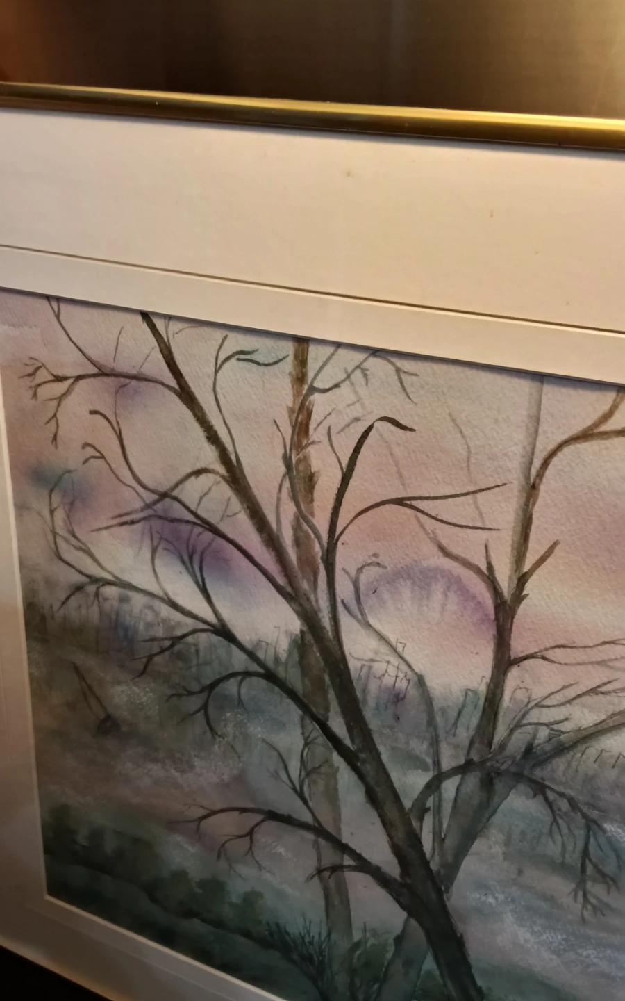 M. Francois Framed Watercolour Landscape Painting - photo 2