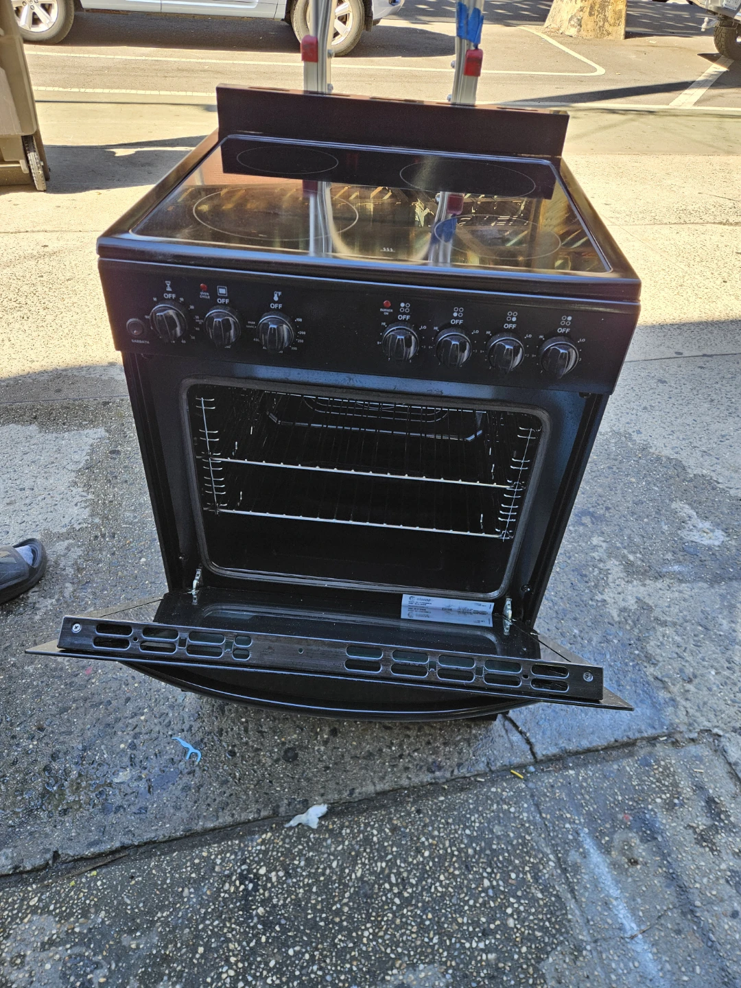 Black Electric Range Stove - photo 2