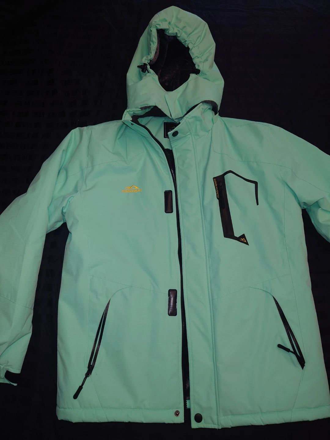 Outdoor  Parka - Mint Green Size Small
