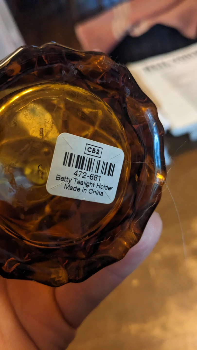 Set of 4 CB2 Betty Tealight Holders - photo 3
