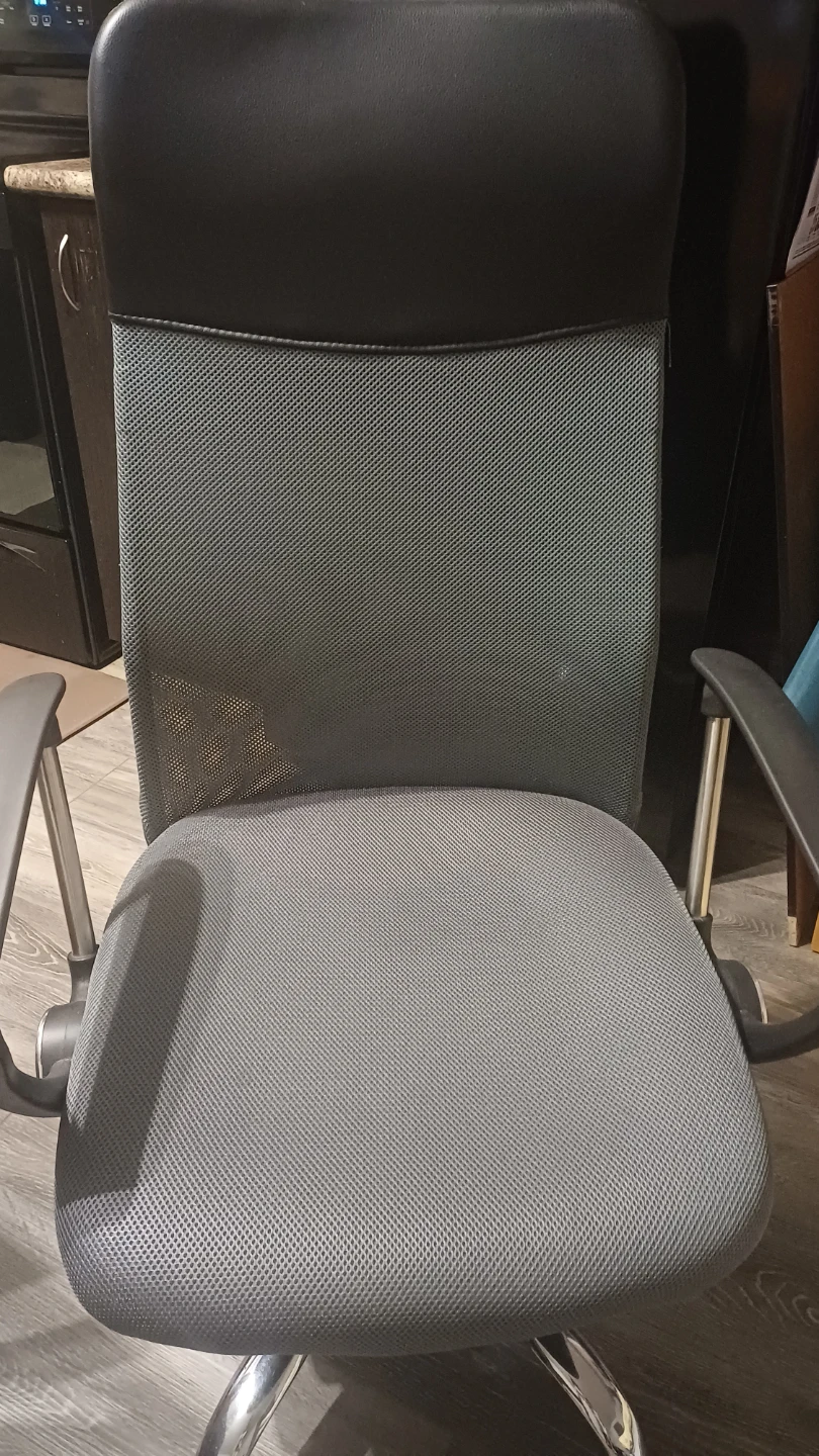 Black and Grey Mesh Office Chair