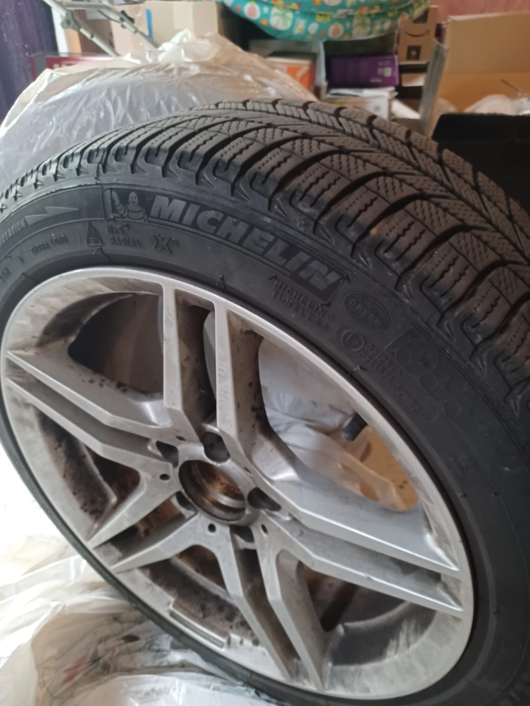 Michelin X-Ice Xi3 225/45R17 Winter Tires + Rims - photo 4