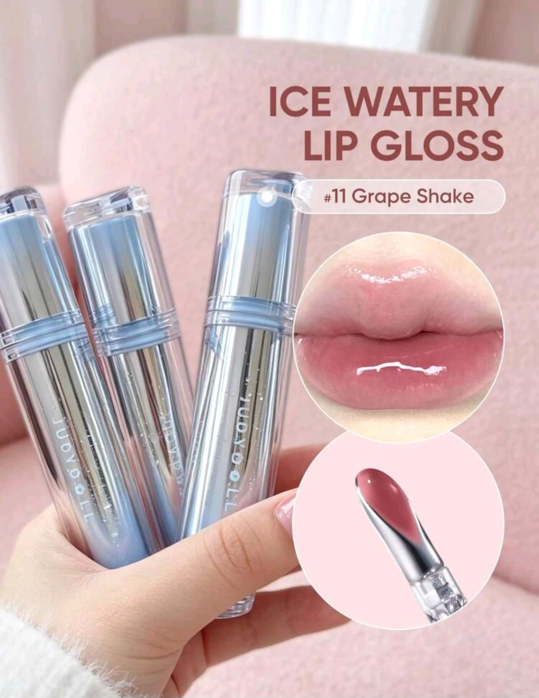 Judydoll Ice Water Lip Gloss - #11 Grape Shake - photo 3
