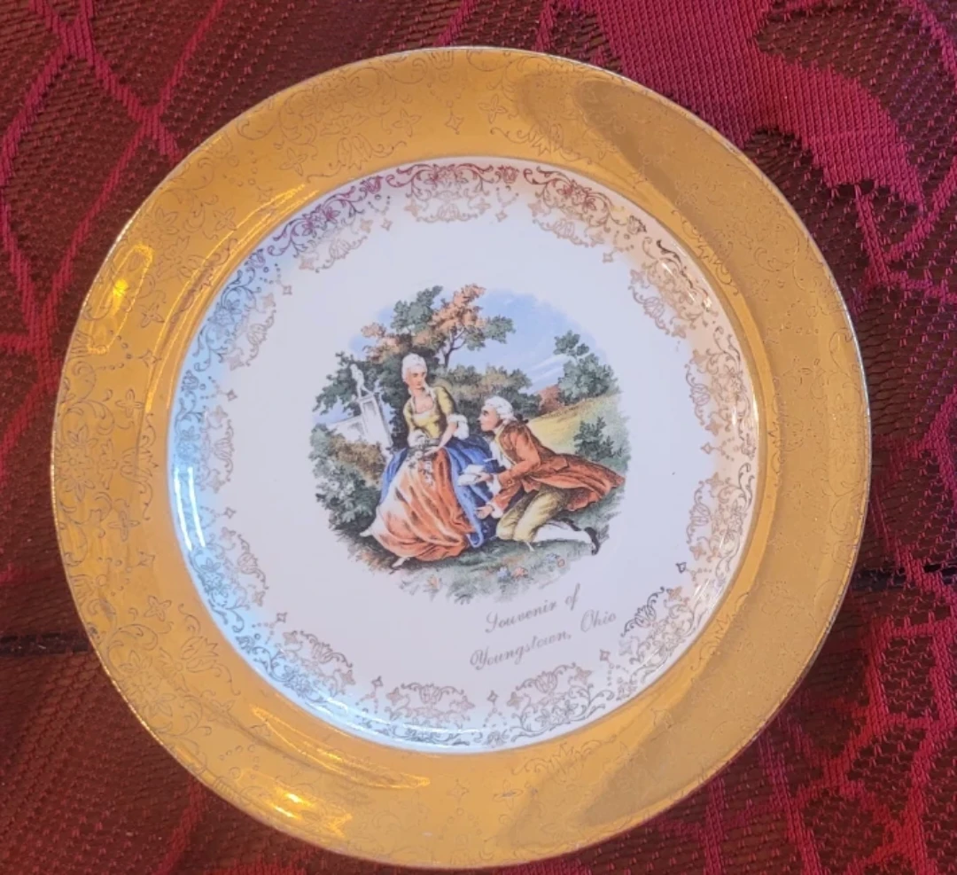 Crest-O-Gold Souvenir of Youngstown, Ohio Decorative Plate