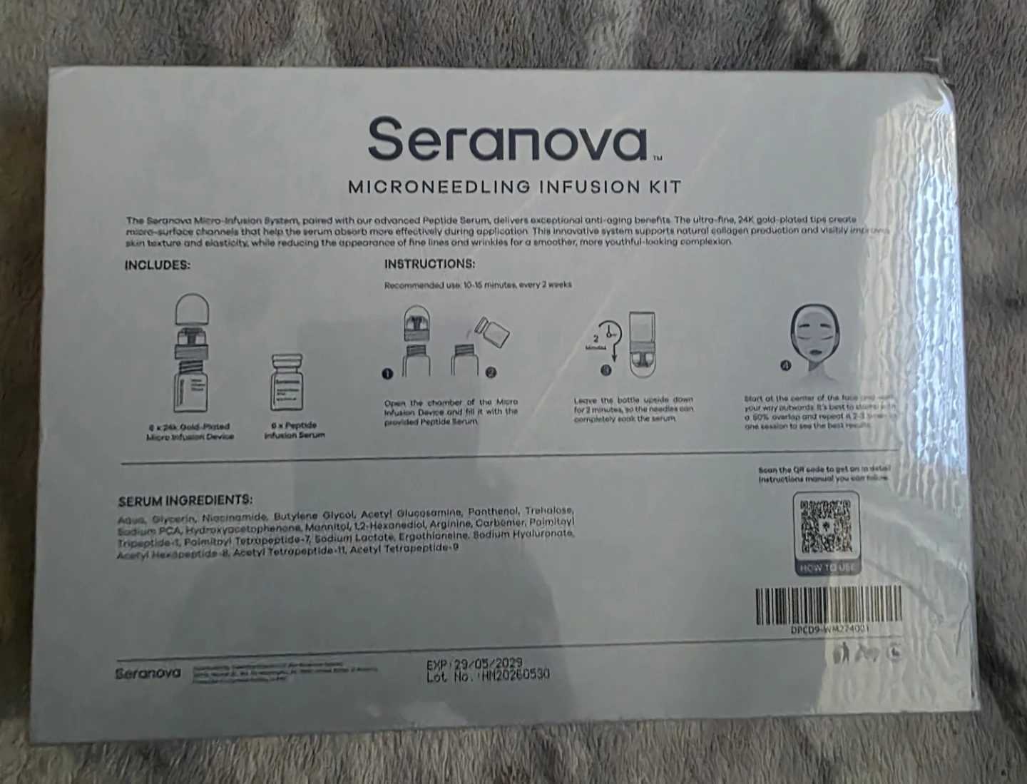 Seranova Microneedling Infusion Kit Anti aging 3 month supply - photo 2