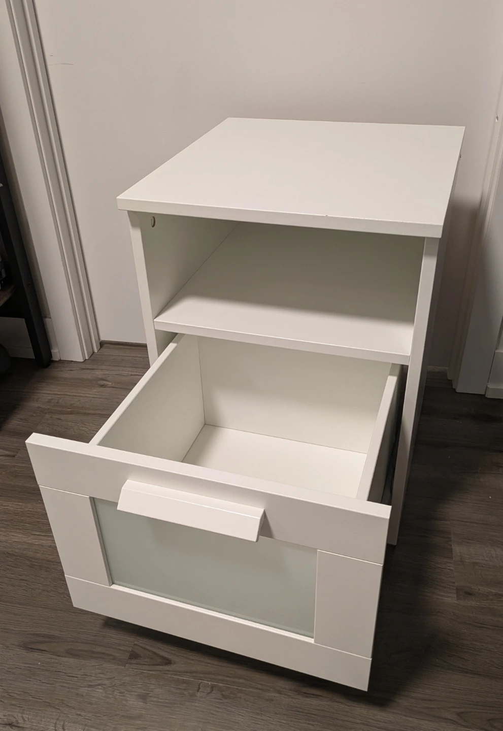 IKEA Brimnes Bedside Table, White - photo 2