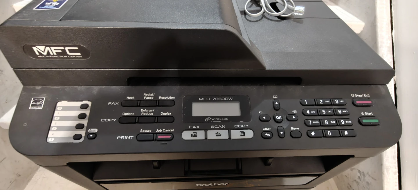 Brother MFC-7860DW Wireless Laser Multi-Function Printer - photo 2