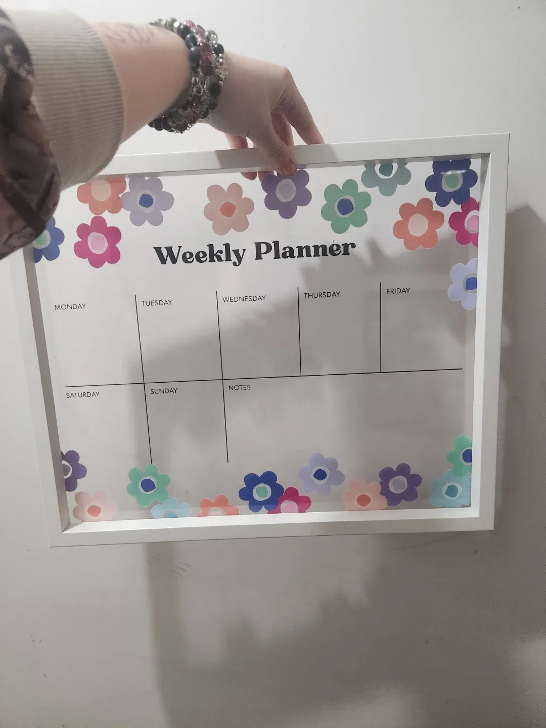 Floral Weekly Planner Board - photo 2