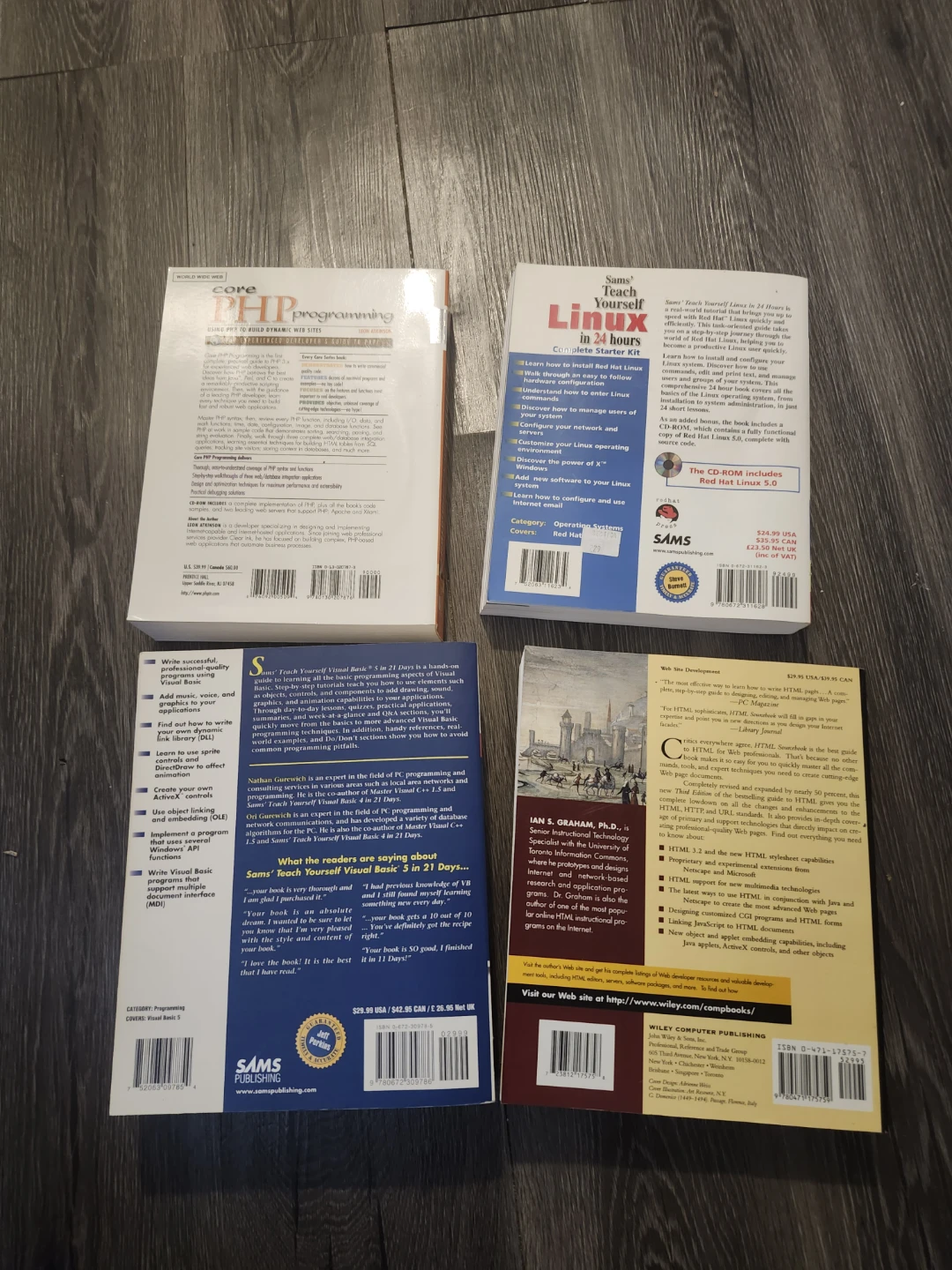Set of 4 vintage programming and web development books - photo 2