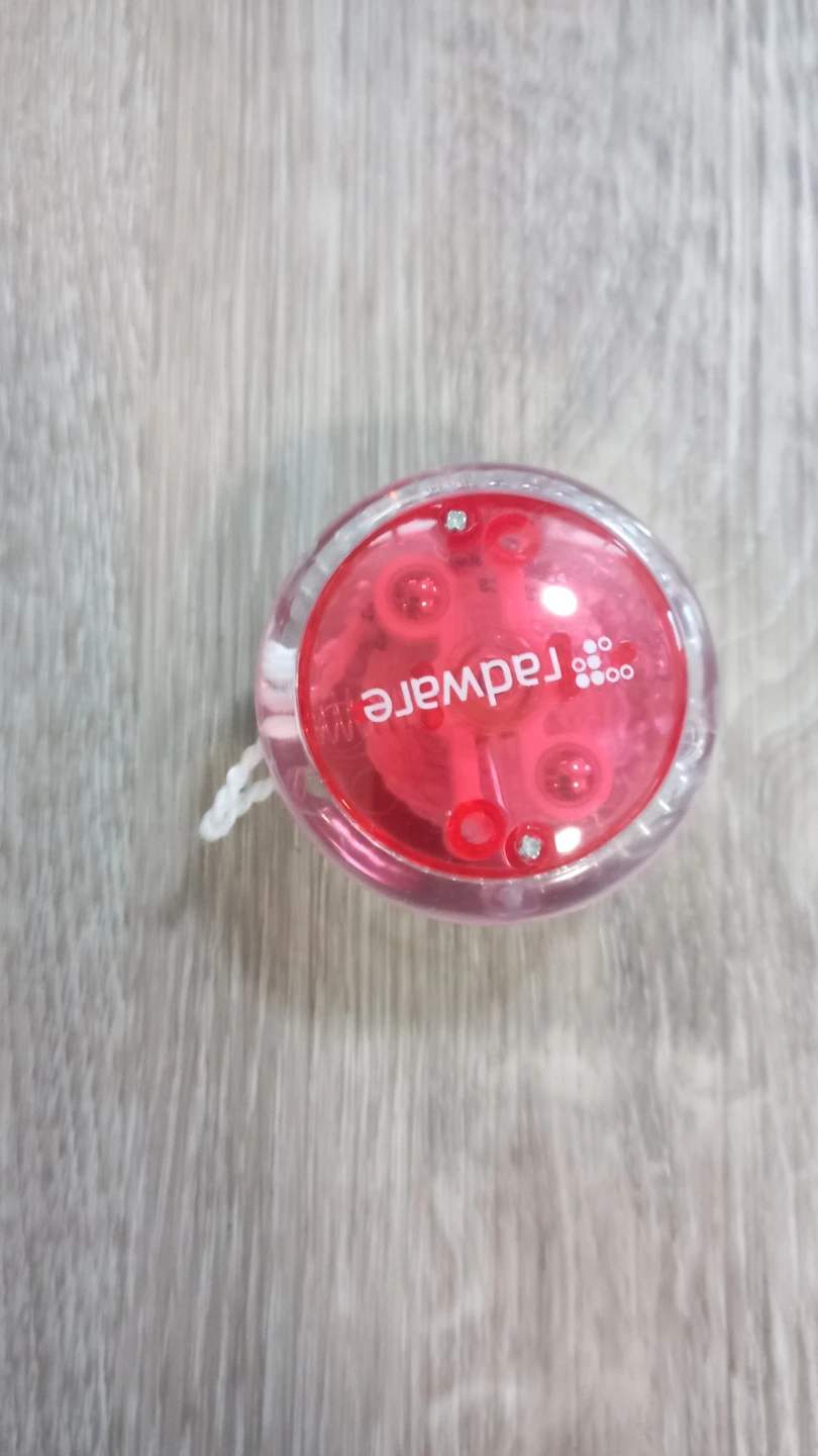 Radware translucent red yo-yo