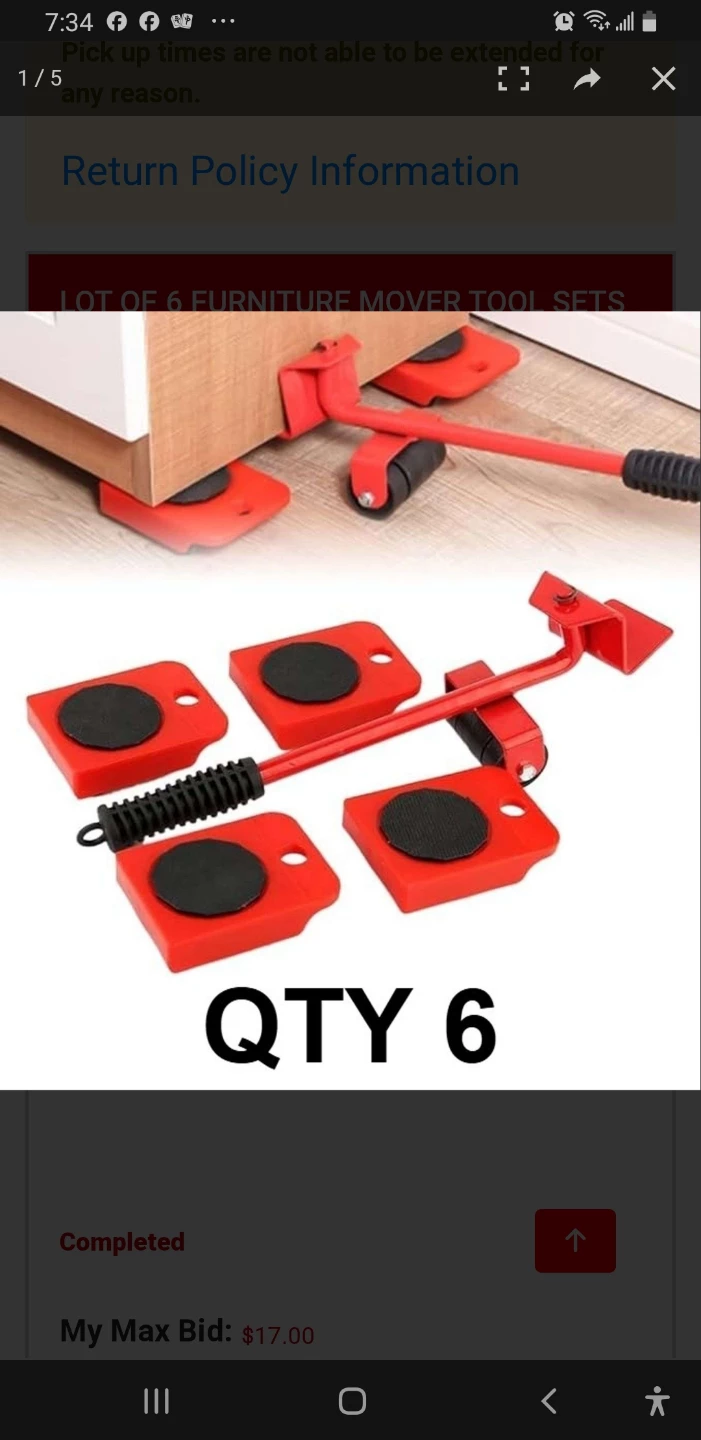 Furniture Mover Tool Sets - photo 2