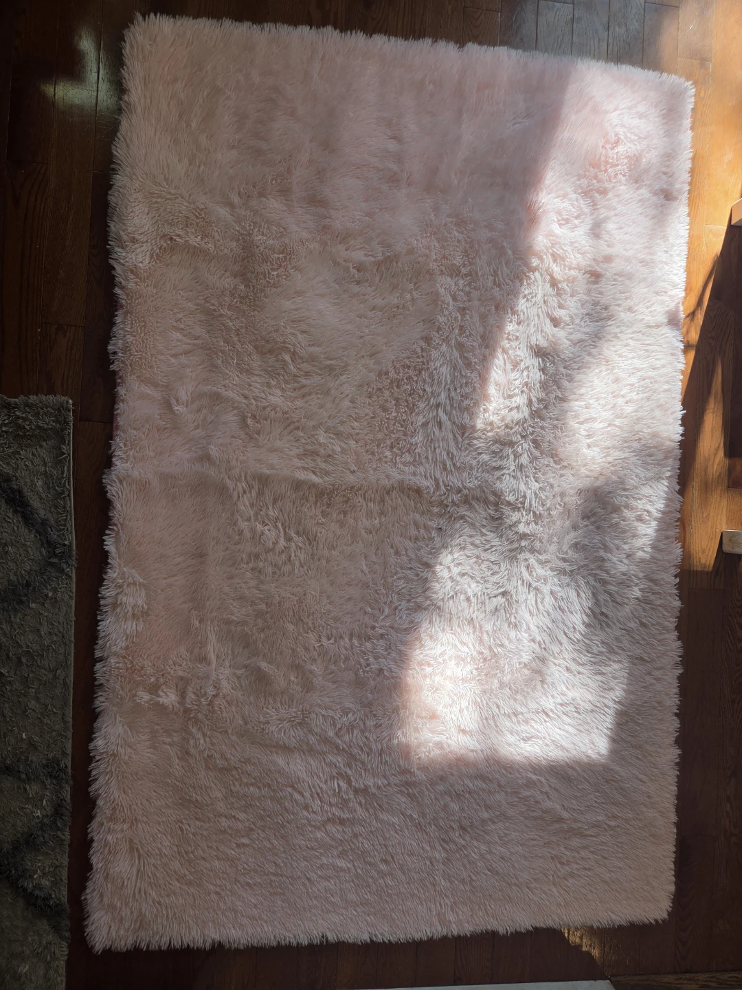 Pink shag rug - photo 3