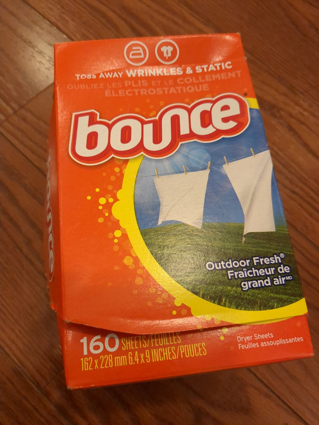 Bounce Dryer Sheets and Ultra Downy Fabric Conditioner