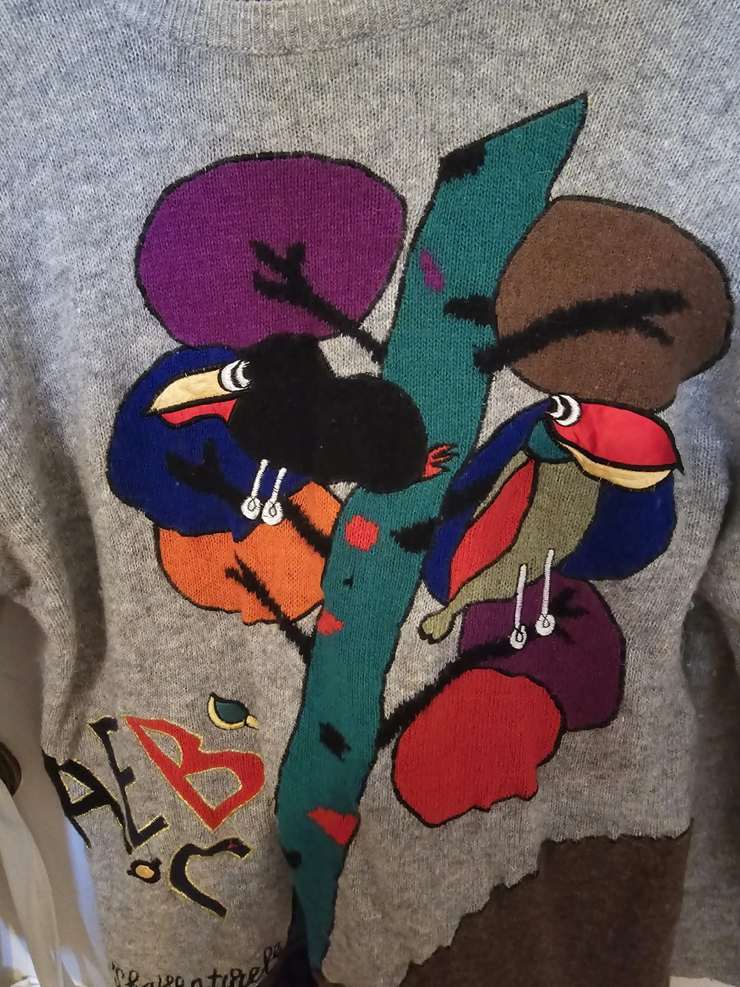 Vintage T-1993 Graphic Knit Sweater - photo 5