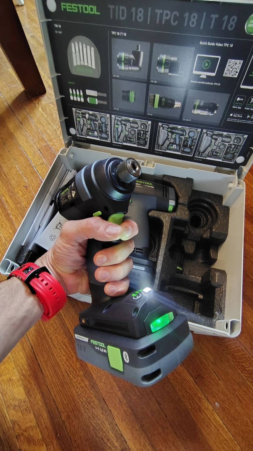 Festool TID 18 and T 18+3 Cordless Drill Set - photo 3