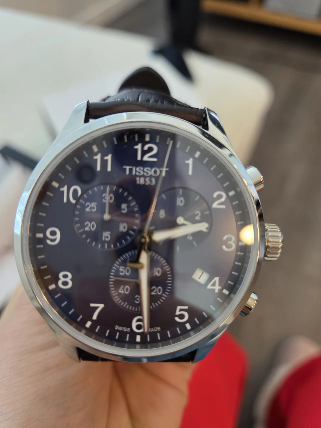 Tissot Chrono XL Classic Blue dial men's watch