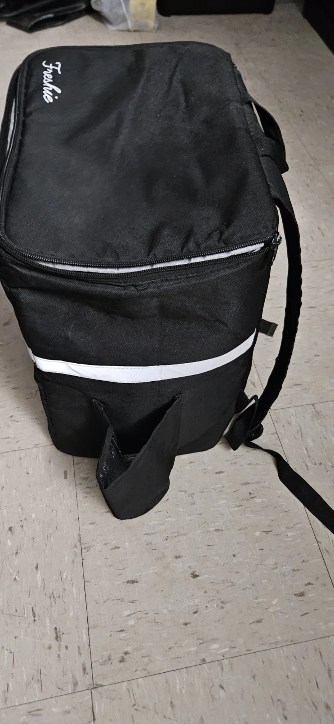 Freshie Insulated Food Delivery & Cooler Bag – Hot/Cold – Black - photo 5