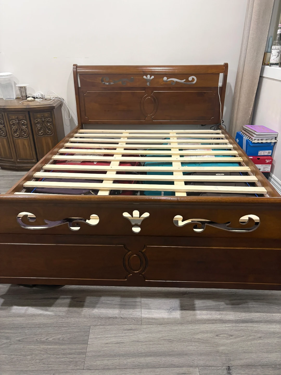 Double Wooden bed frame - photo 4