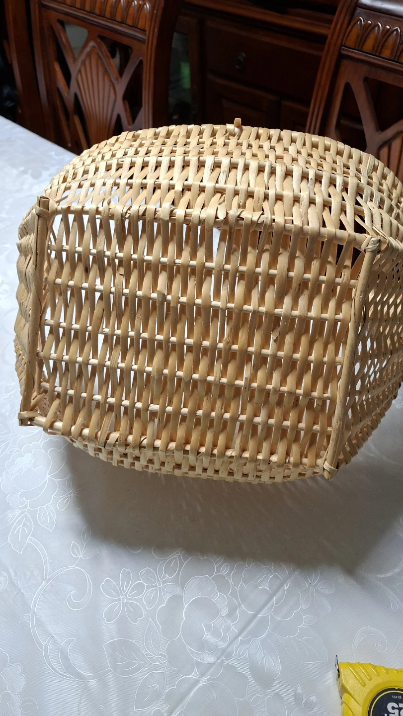 Woven Wicker Storage Basket with Handle - photo 4