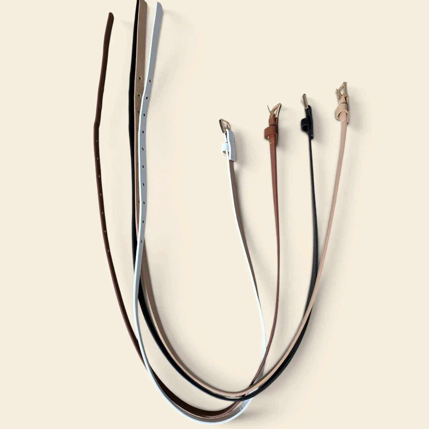 Set of 4 Slim Women's Belts - photo 3