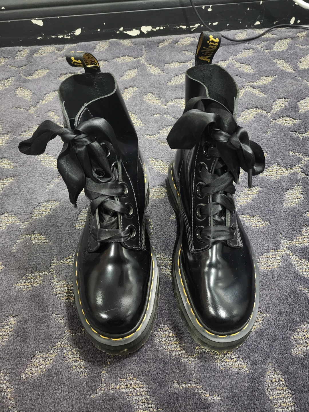 Dr. Martens Black Platform Boots - photo 3