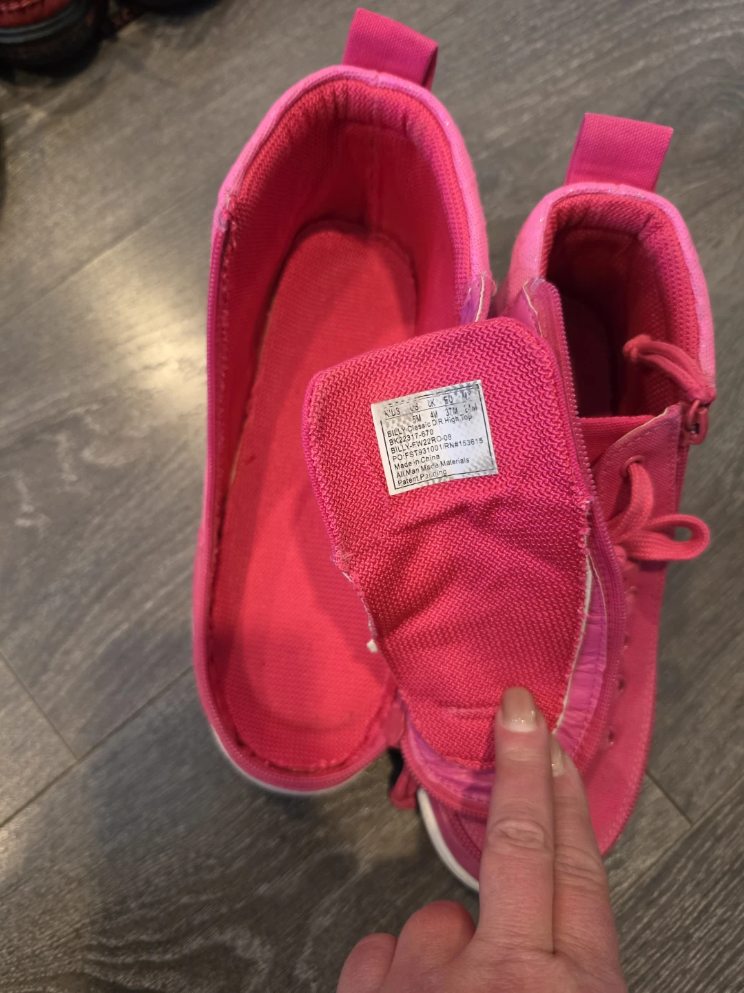 Billy Classic DR High Top Shoes - Pink - Size 5 US - photo 2