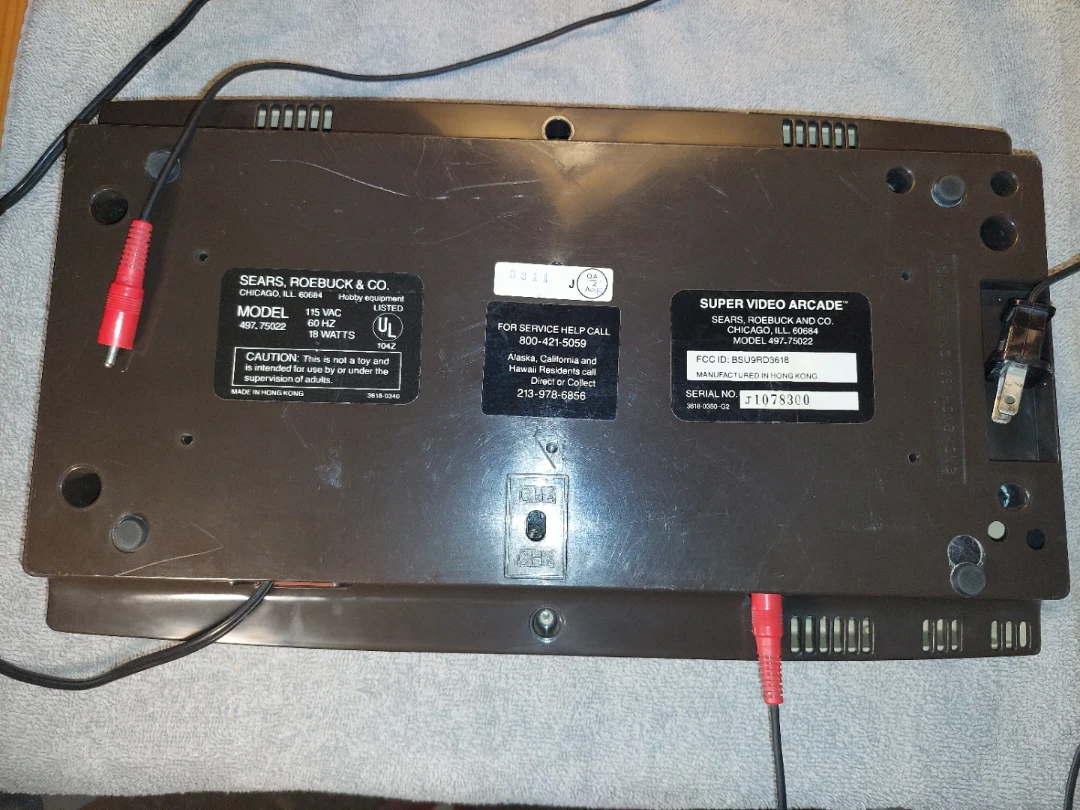 Non-Working Sears Tele-Games Video Arcade Console - photo 2