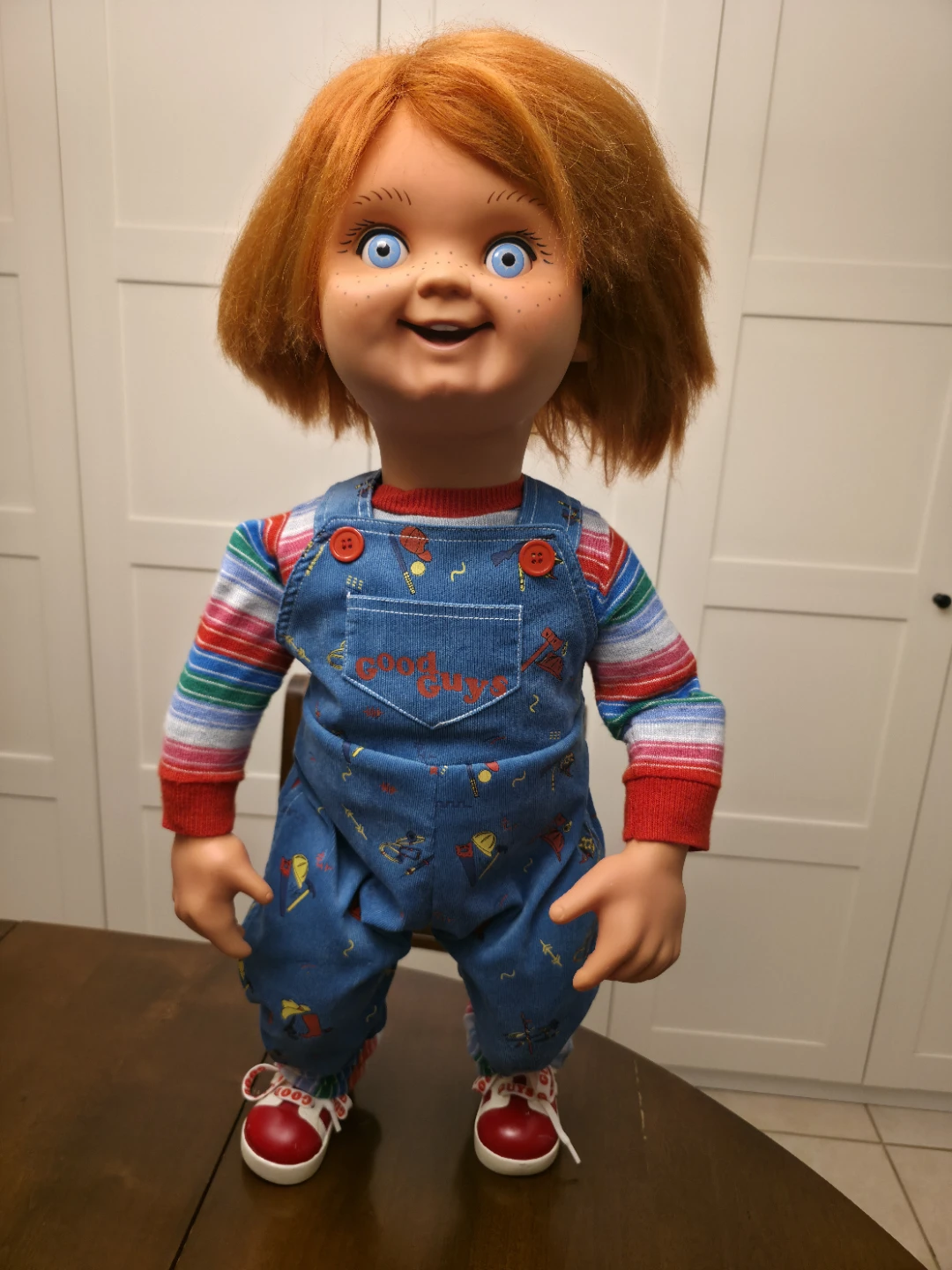 USED TOTS CHUCKY DOLL WITH BOX. GREAT FOR HALLOWEEN