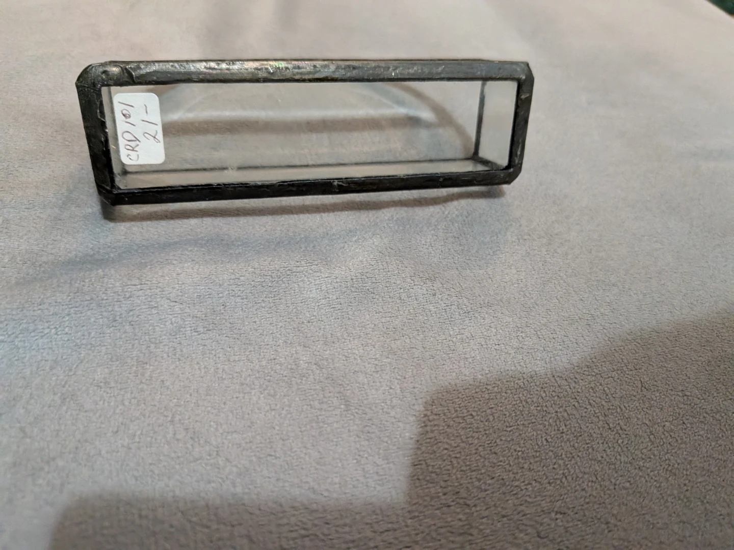 J. Devlin Beveled Glass Business Card Holder - CRD 101 Vintage - photo 3