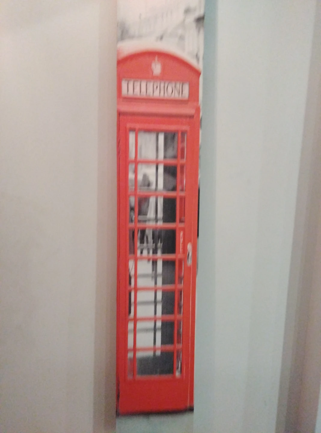 British Phone Booth Wall Mirror