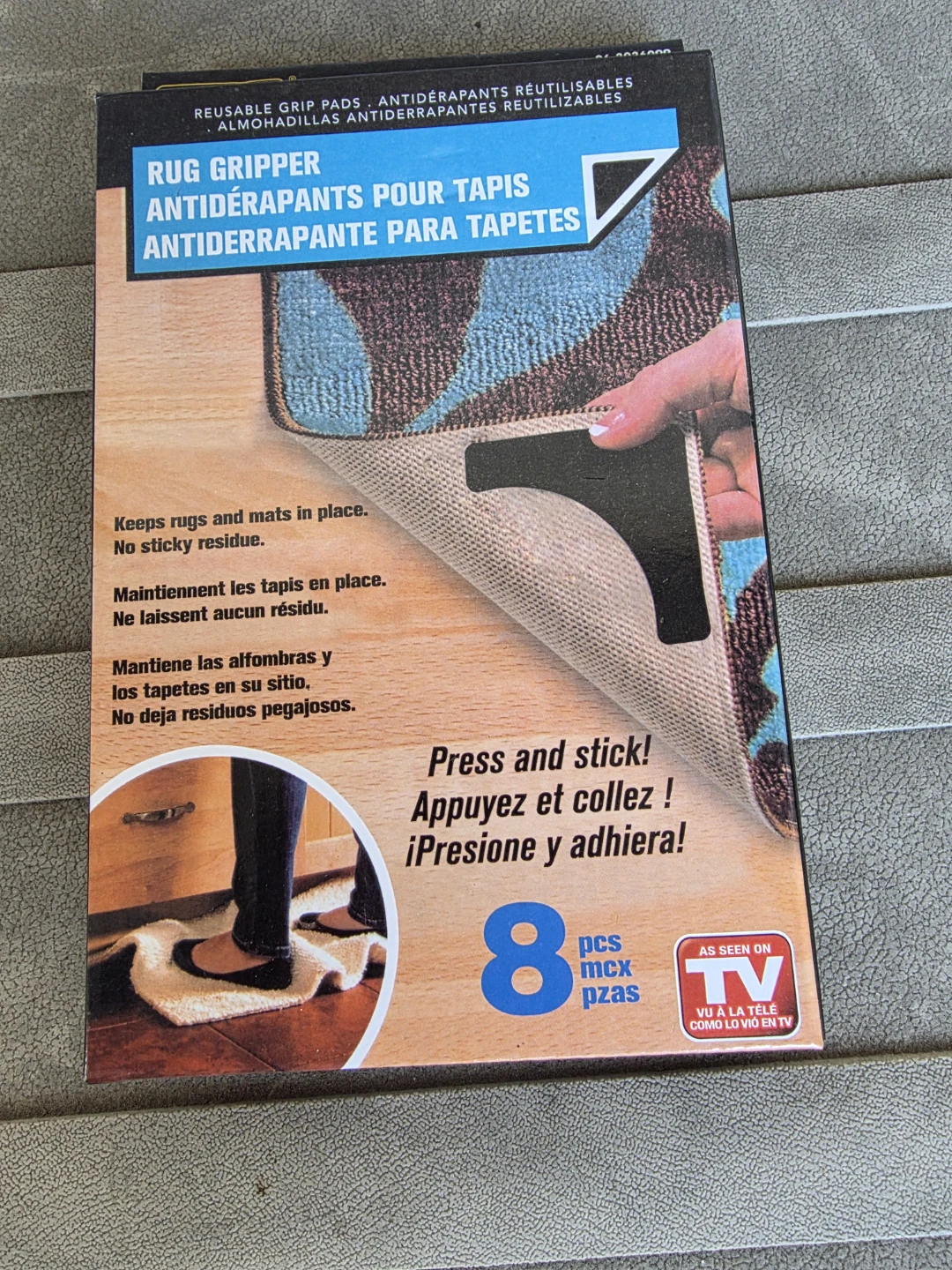 As Seen On TV Rug Gripper 8-Pack