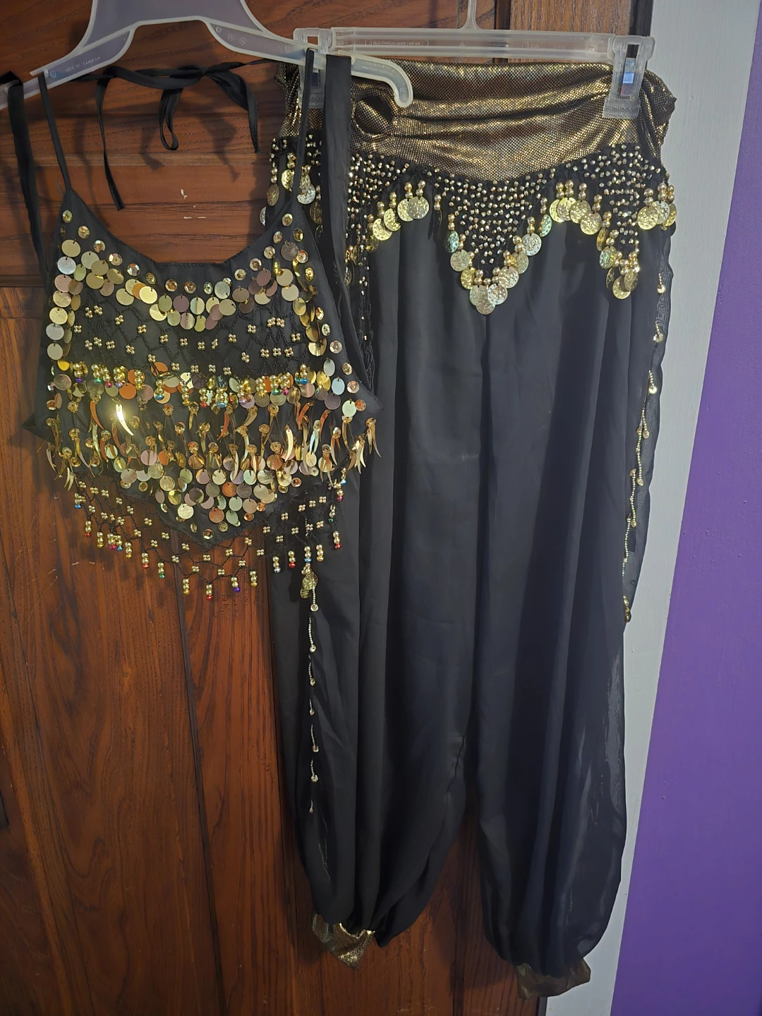 Black and Gold Belly Dance Outfit - photo 2