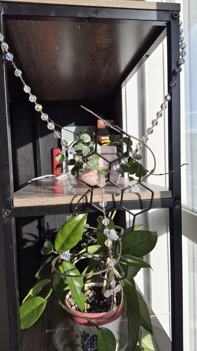 Crystal bead rosary - photo 2