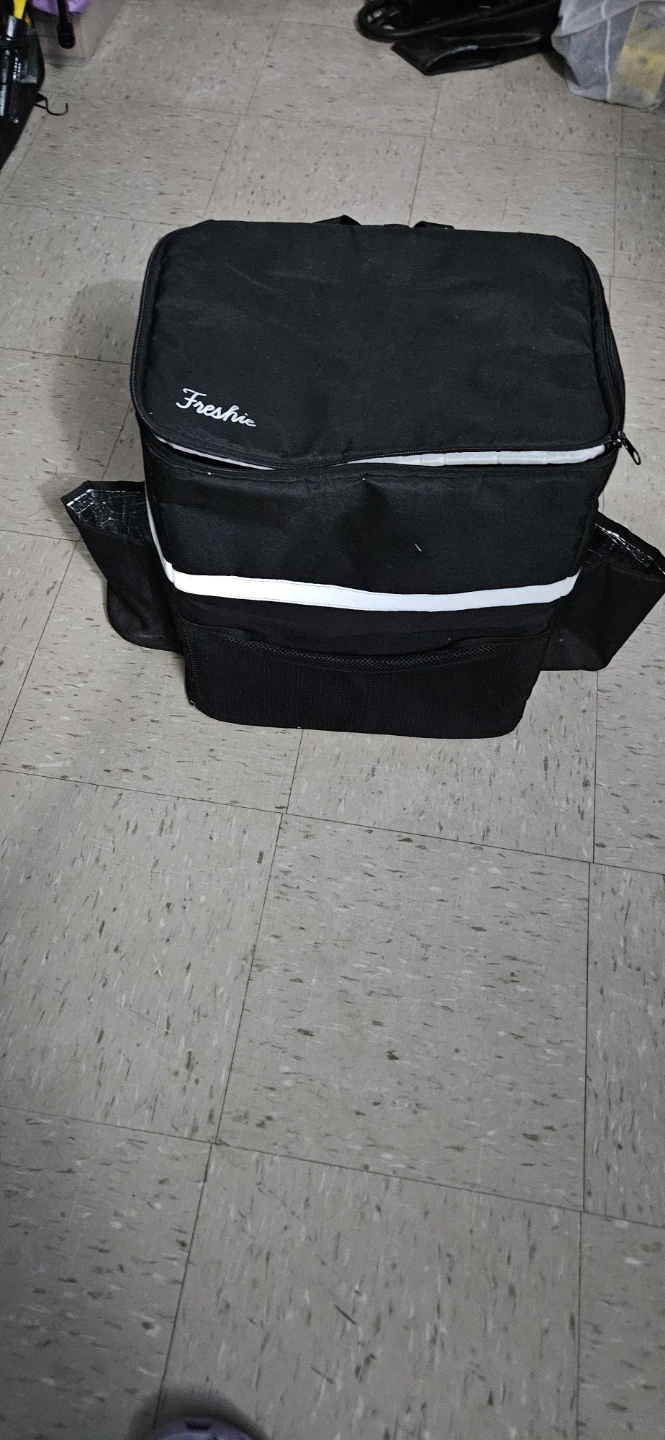 Freshie Insulated Food Delivery & Cooler Bag – Hot/Cold – Black - photo 2