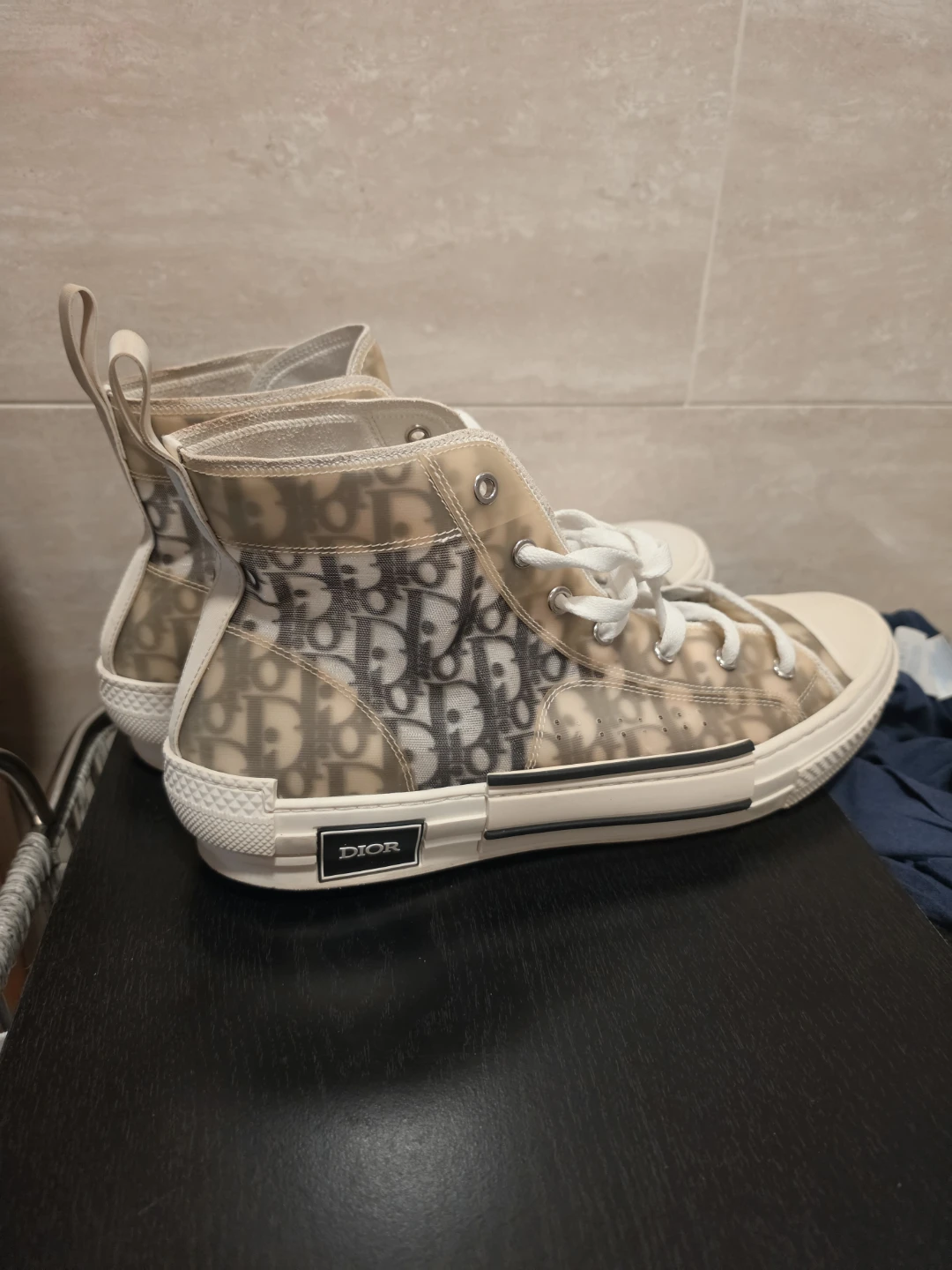 Dior B23 High Top Oblique Sneakers - photo 2