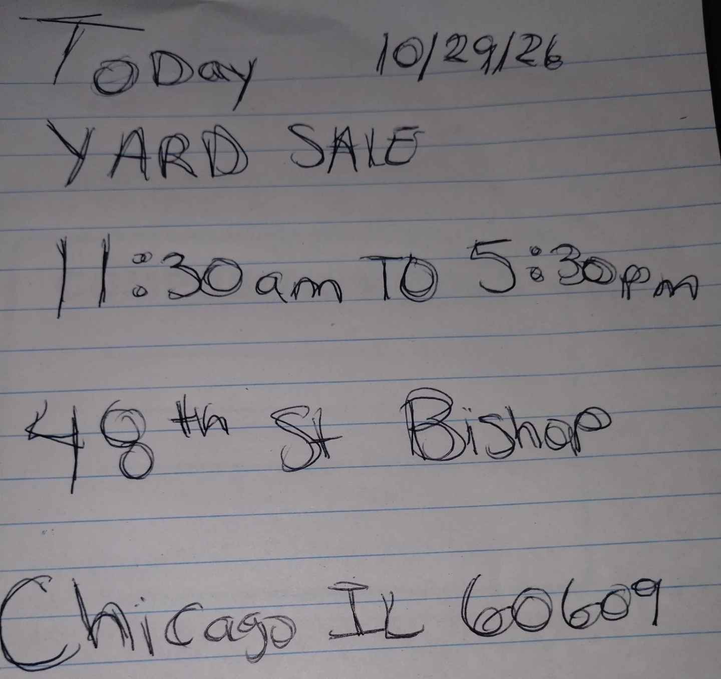Today yard sale READ DESCRIPTION