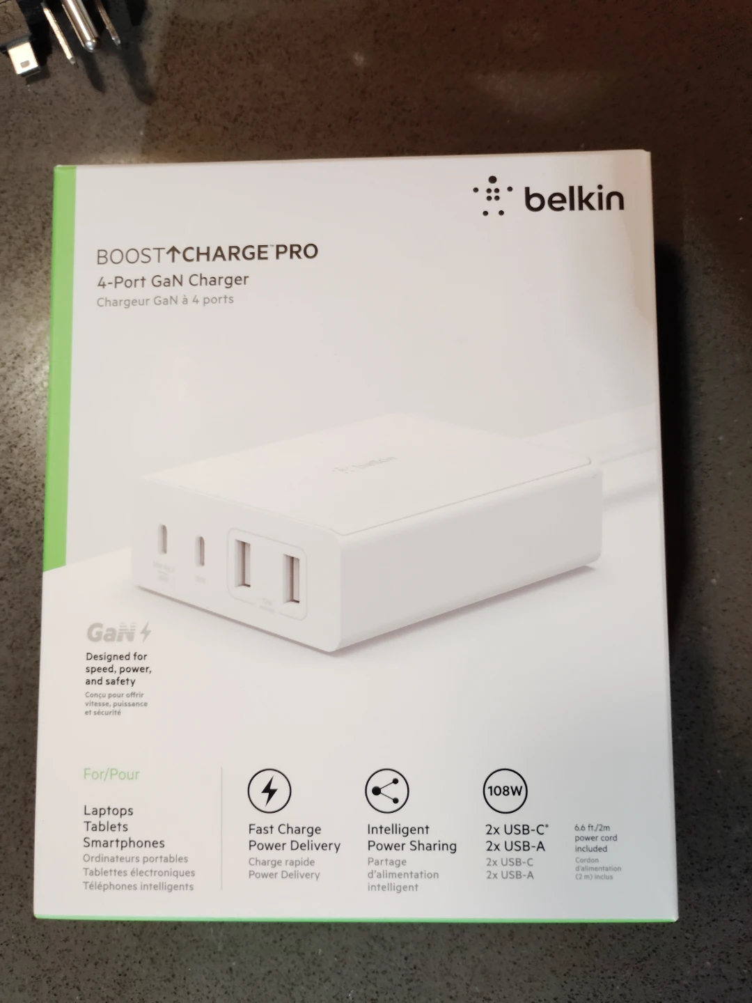 Belkin BOOST CHARGE PRO 4-Port GaN Charger 108W