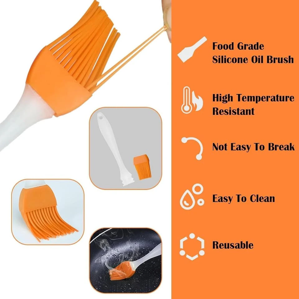 Set of 4 Silicone Pastry Brushes - photo 5