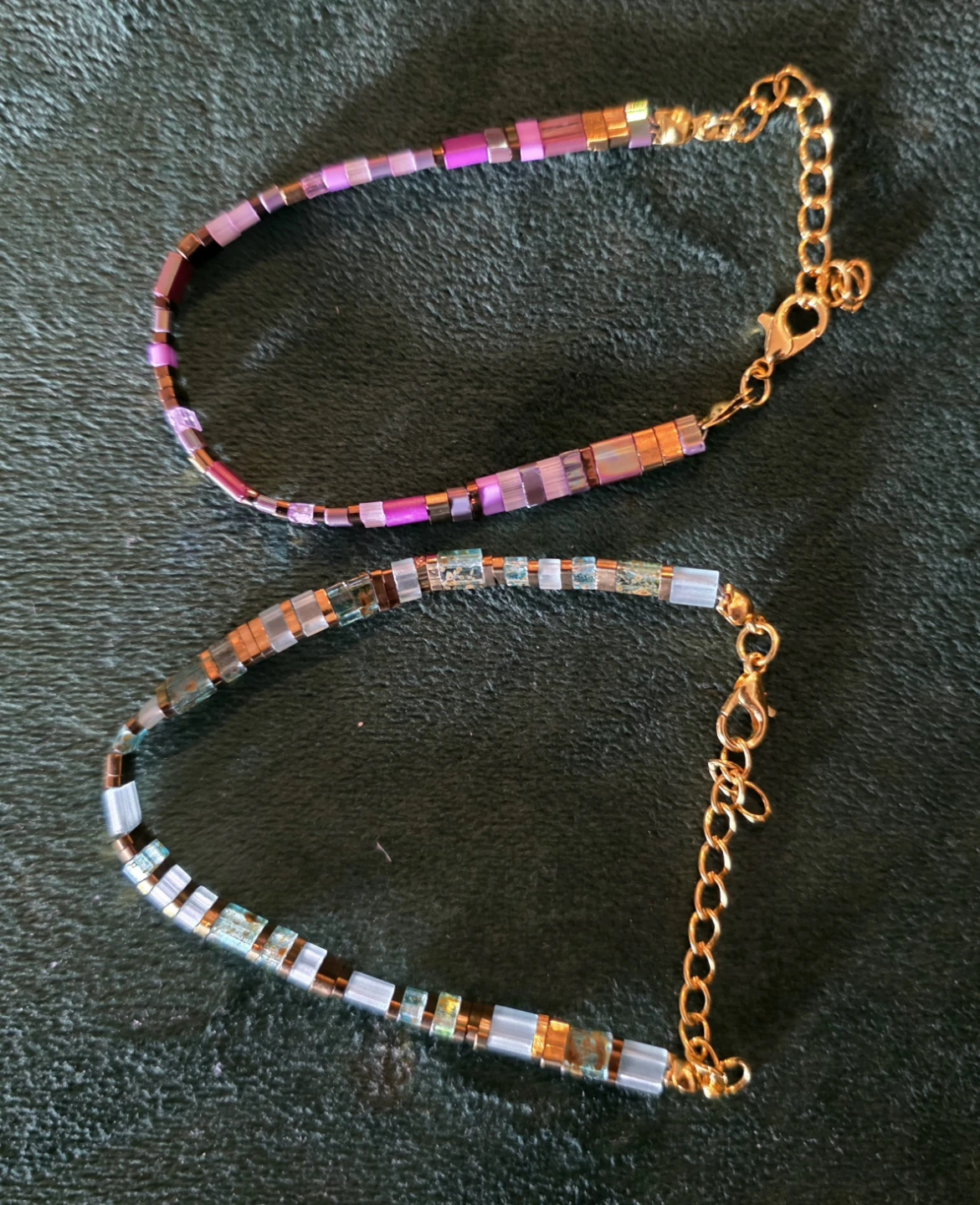 Set of Two Beaded Bracelets