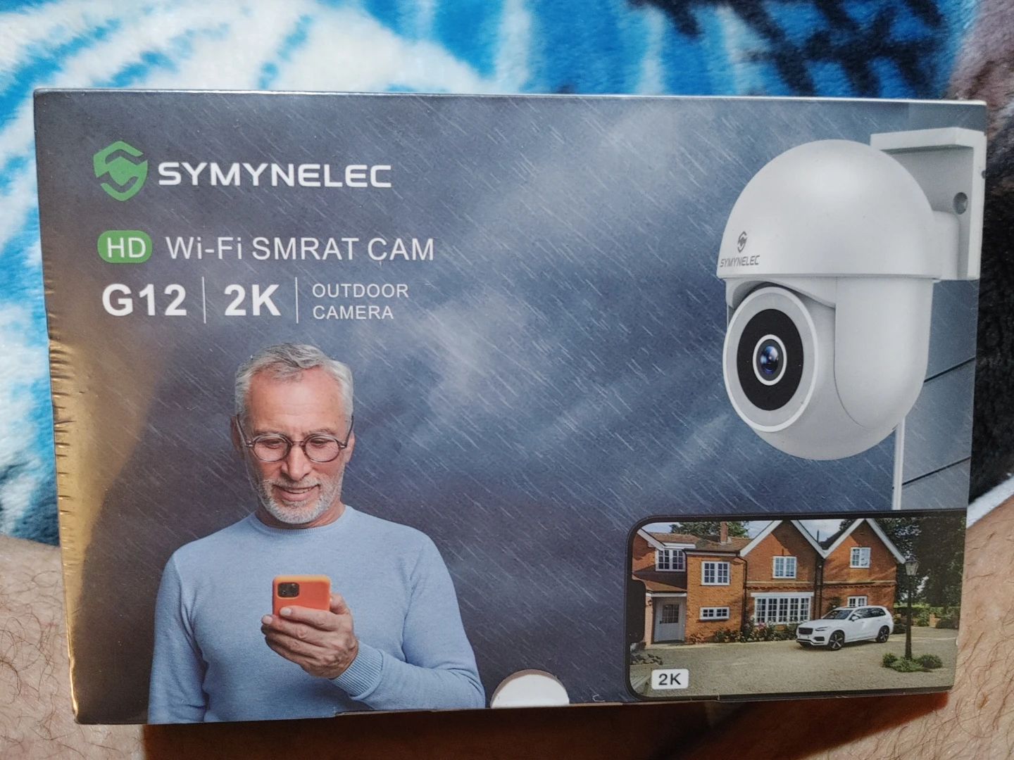 Symynelec G12 2K Outdoor Wi-Fi Security Camera