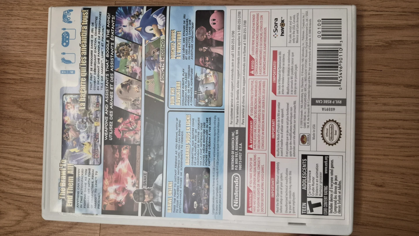 Super Smash Bros. Brawl for Nintendo Wii - photo 3