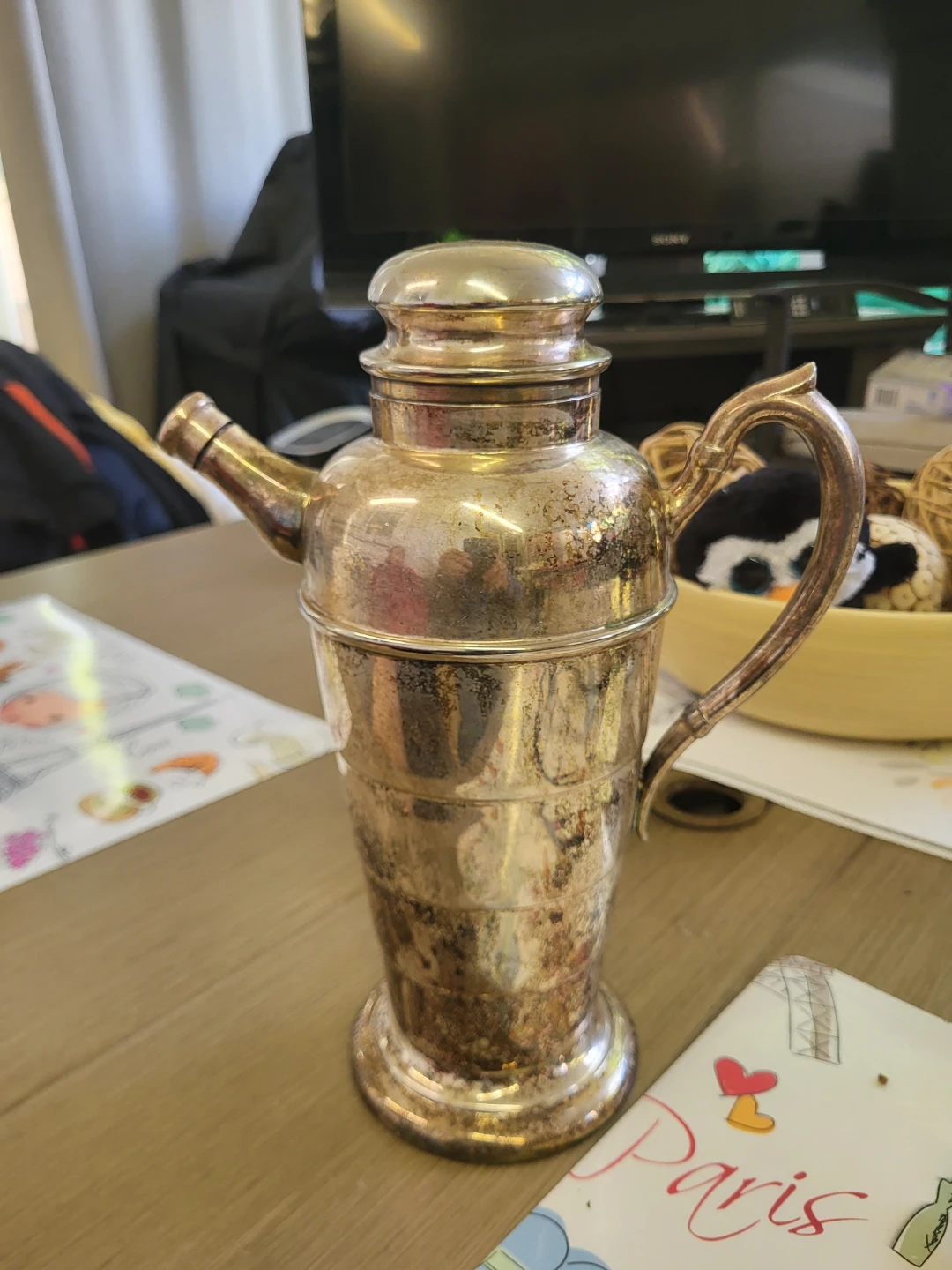 Vintage Silver Plated Cocktail Shaker