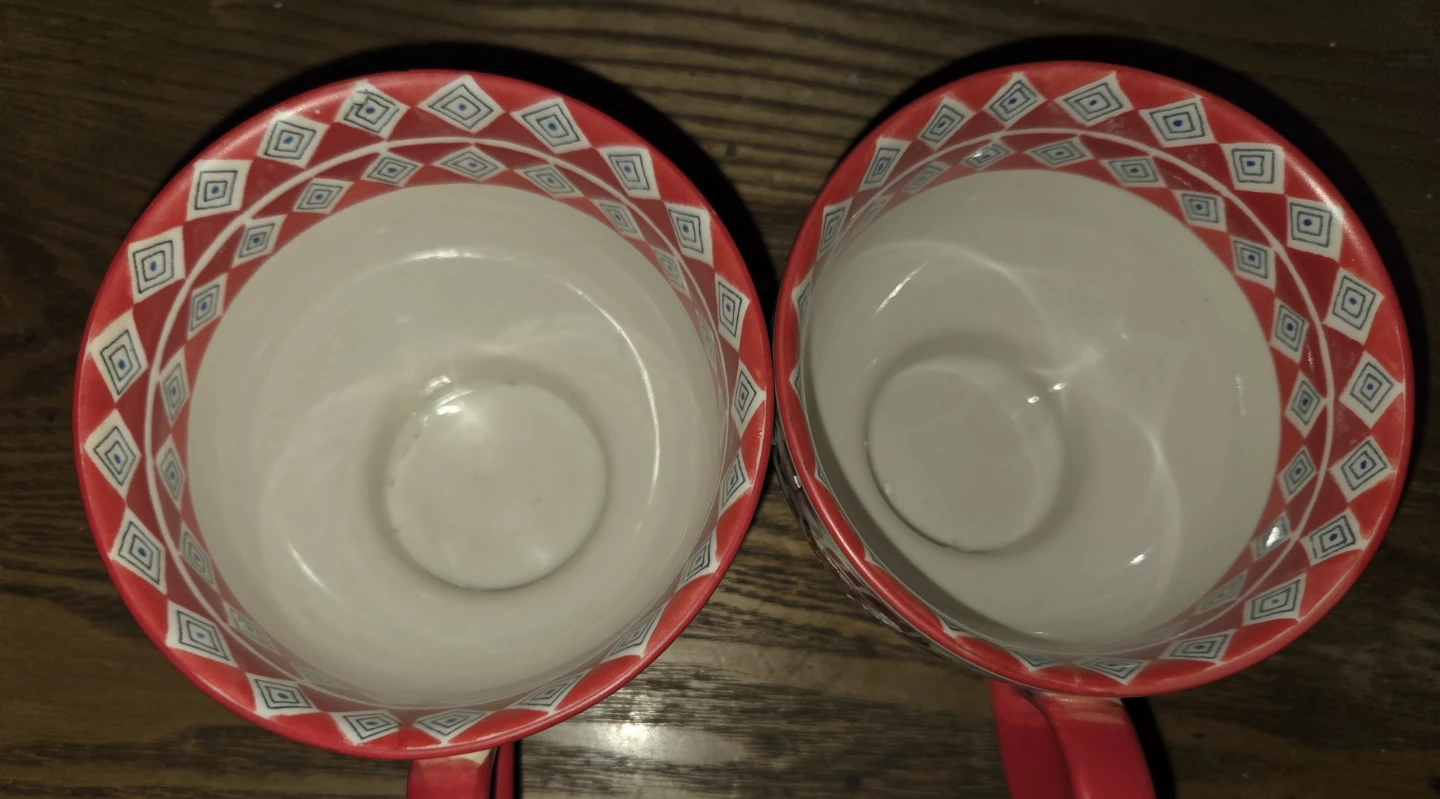 Rare Anthropologie " wing & pedal ceramic mugs - photo 4
